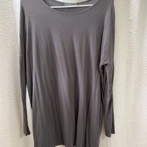 Long Sleeve Scoop Neck Top